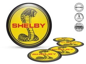 Shelby Calcomanías de Aro Estilo Insignias de Rueda Lujo